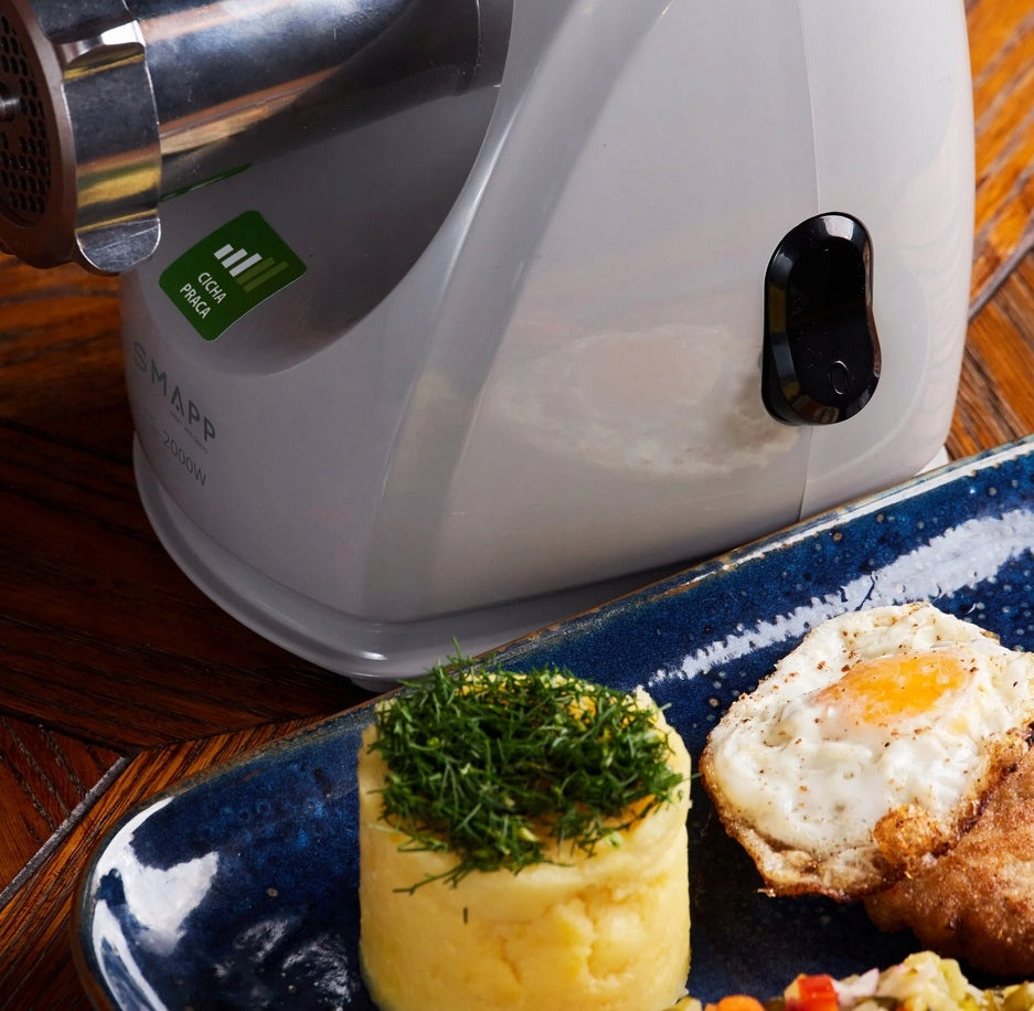MEAT GRINDER SMAPP 489.8 Polish PRODUCT 3 STRAINER CAP MASAR Power rating 2000 W