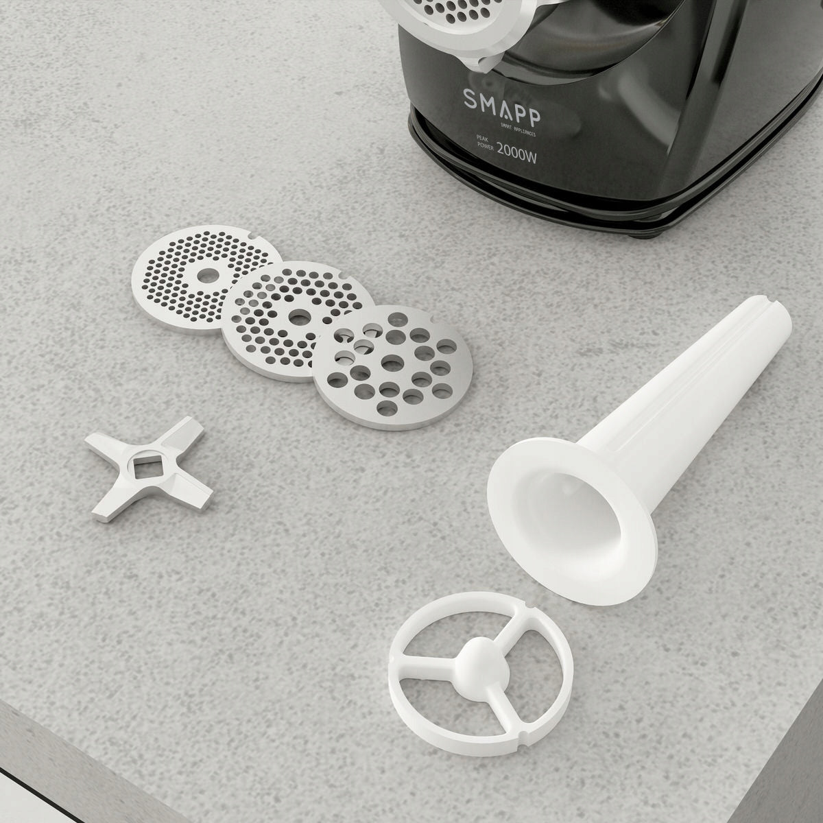 MEAT GRINDER SMAPP 489.8NM BLACK 1900 W Packaging status original