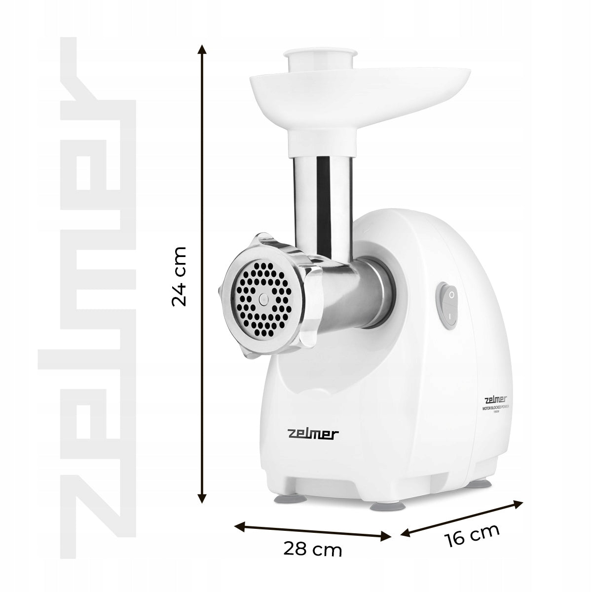 MEAT GRINDER ZELMER SHREDDER SOFT FRUIT JUICER Packaging status original
