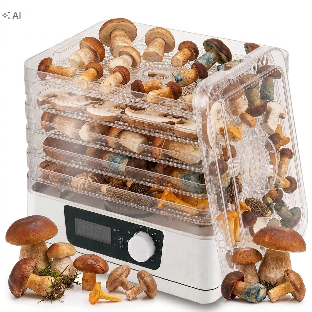 MEAT HERB FRUIT MUSHROOM DRYER 350W 5 SIT TEMPERATURE CONTROL XXL