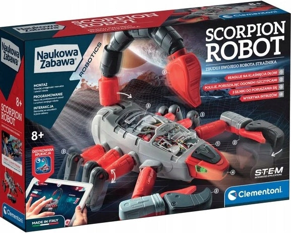 MECHA SCORPION ROBOT GUARD WALKS MOVING