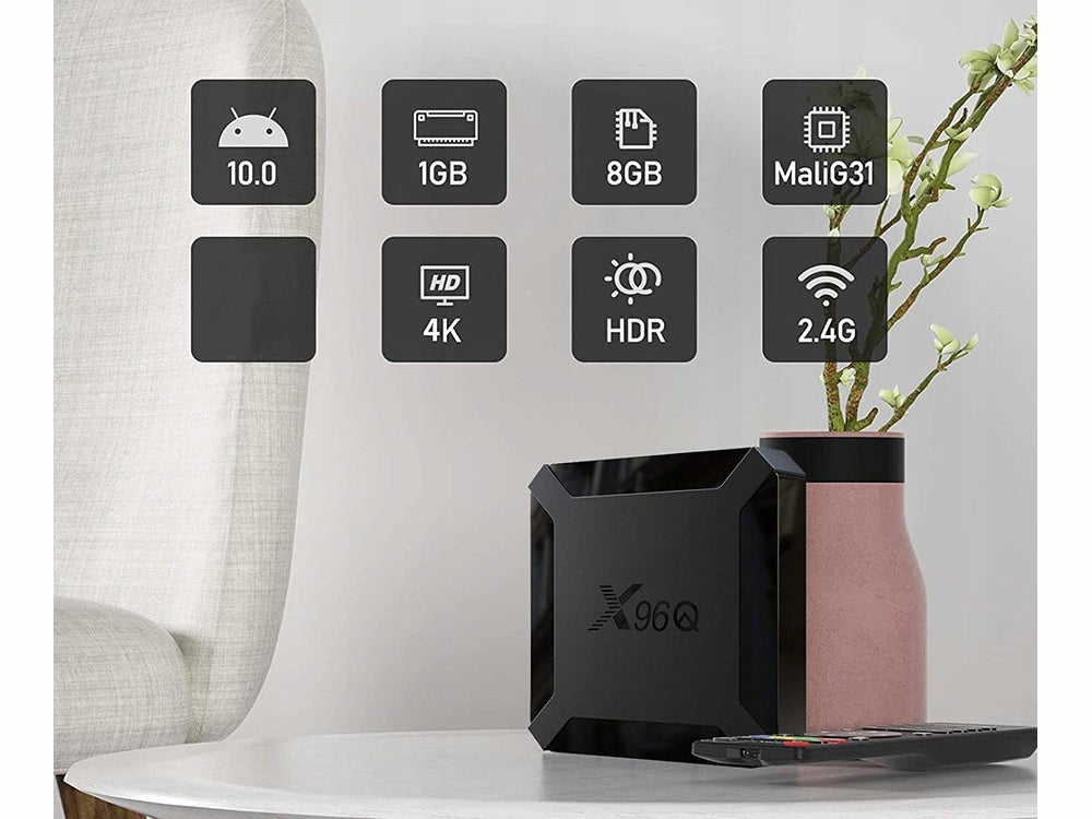 MEDIA PLAYER 1080P SMART TV BOX ANDROID HDMI REMOTE CONTROL ATTACHMENT Manufacturer code 06324