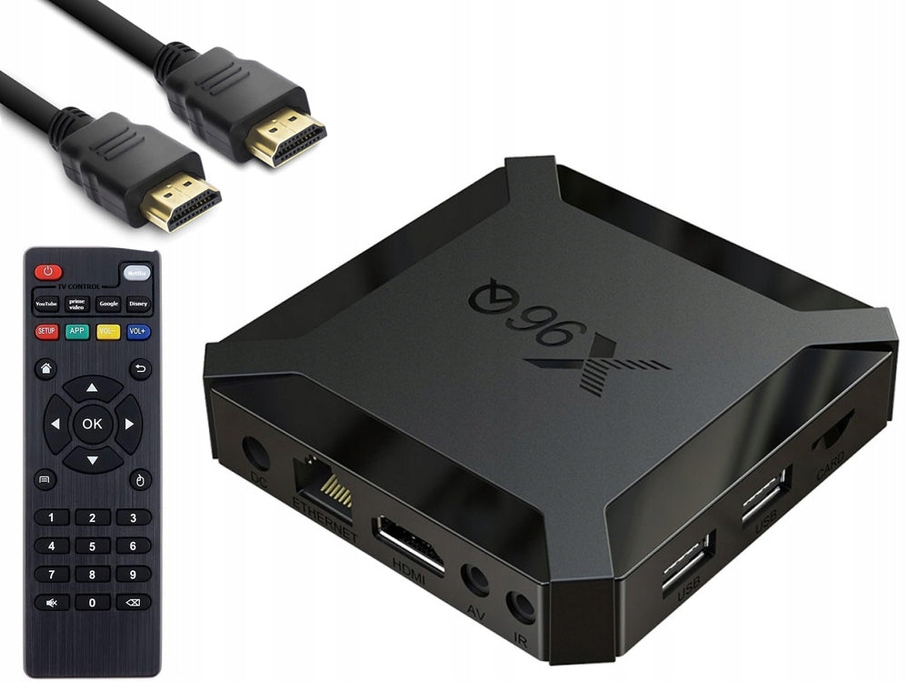 MEDIA PLAYER 1080P SMART TV BOX ANDROID HDMI REMOTE CONTROL ATTACHMENT Packaging status original
