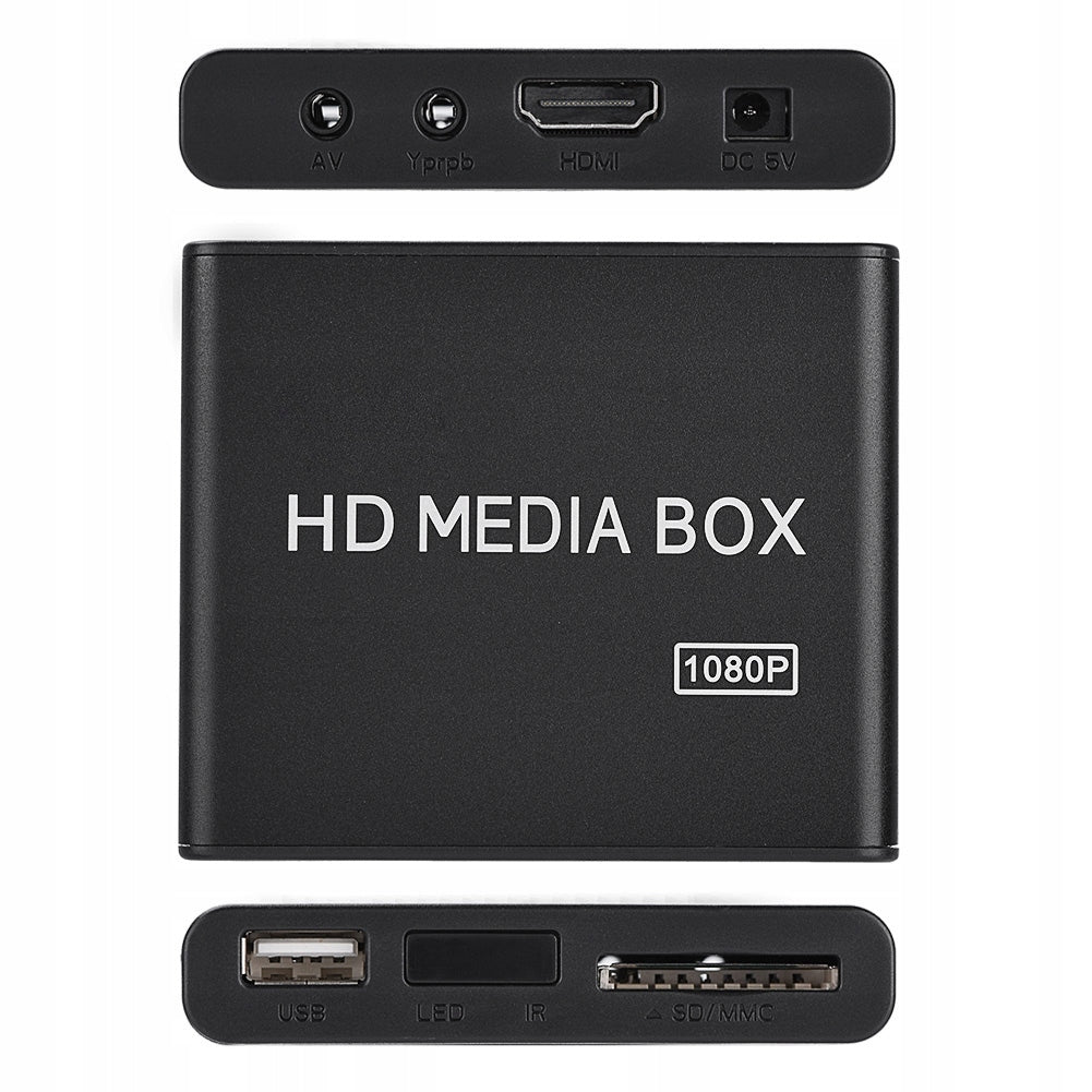 MEDIA PLAYER MINI BOX 1080P HDMI USB SD Model 1445665