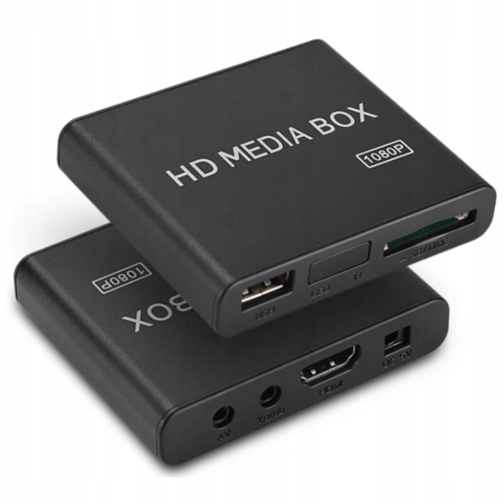 MEDIA PLAYER MINI BOX 1080P HDMI USB SD