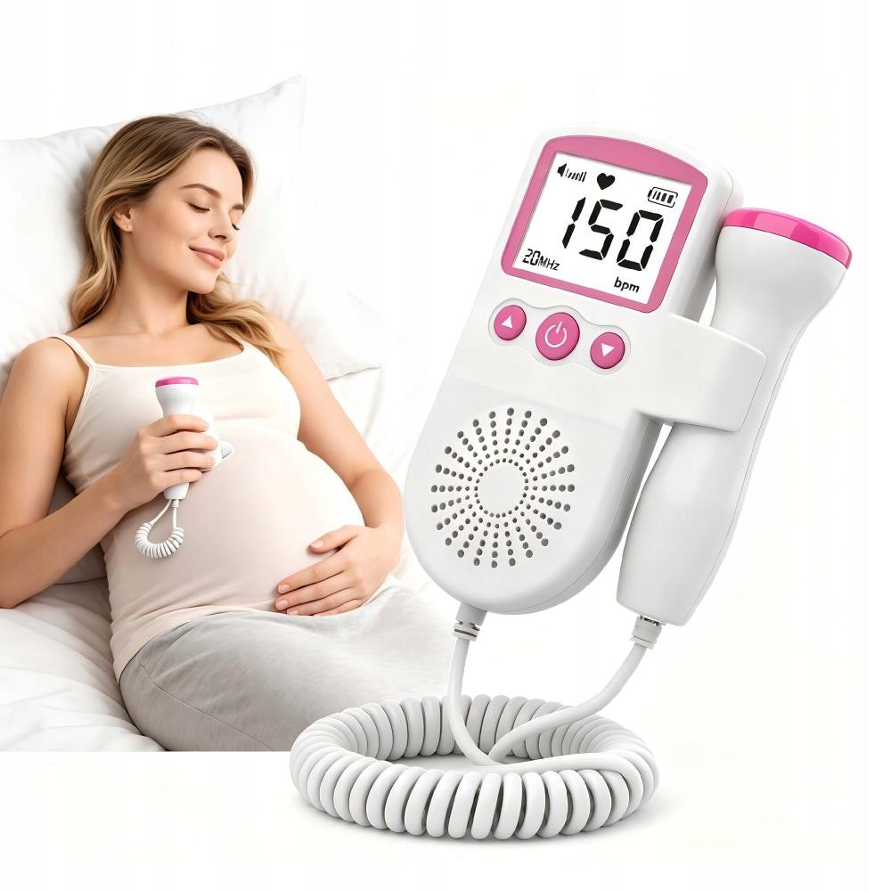 MEDICAL FETAL HEART RATE DETECTOR Fetal Doppler Heart Rate Monitor Packaging status original