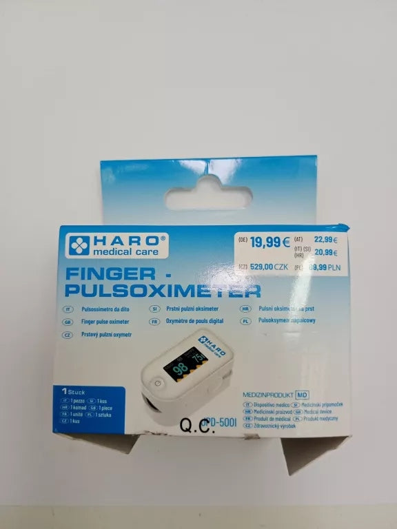 MEDICAL FINGER PULSE OXIMETER HEART RATE MONITOR Medical device no