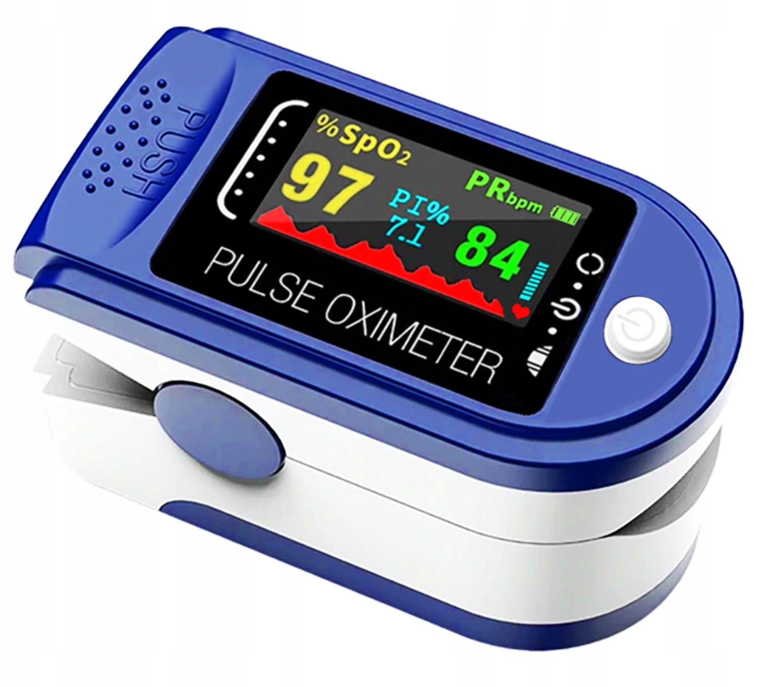 MEDICAL FINGER PULSE OXIMETER HEART RATE MONITOR SMALL LIGHT FOR CHILDREN Packaging status original