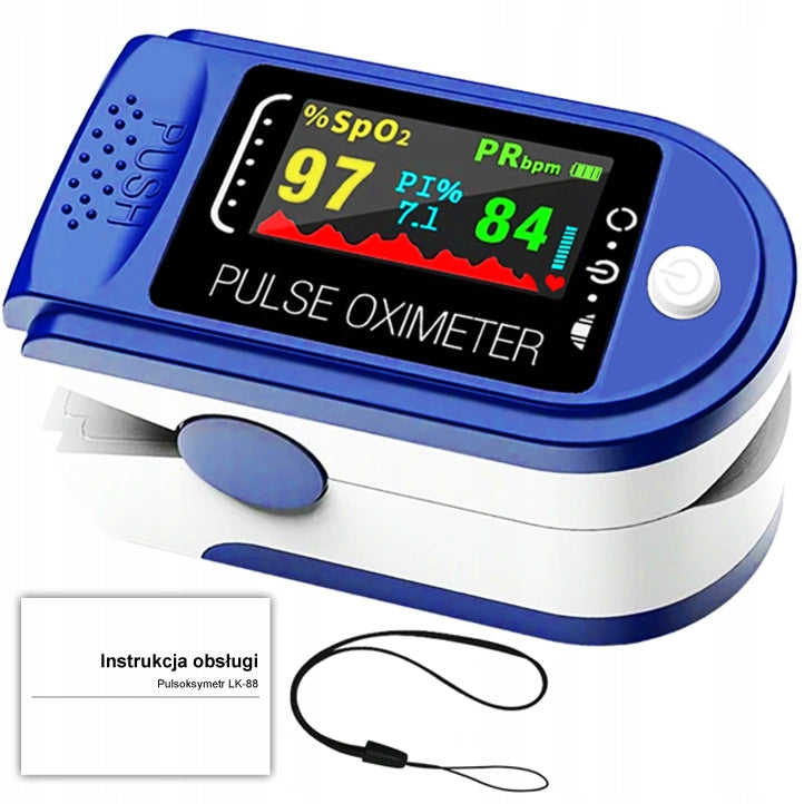 MEDICAL FINGER PULSE OXIMETER HEART RATE MONITOR SMALL LIGHT FOR CHILDREN