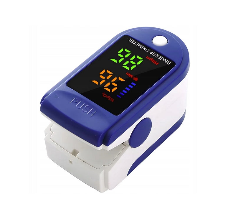 MEDICAL FINGER PULSE OXIMETER LED HEART RATE MONITOR for Finger Blood Oxygen Meter Medical device no
