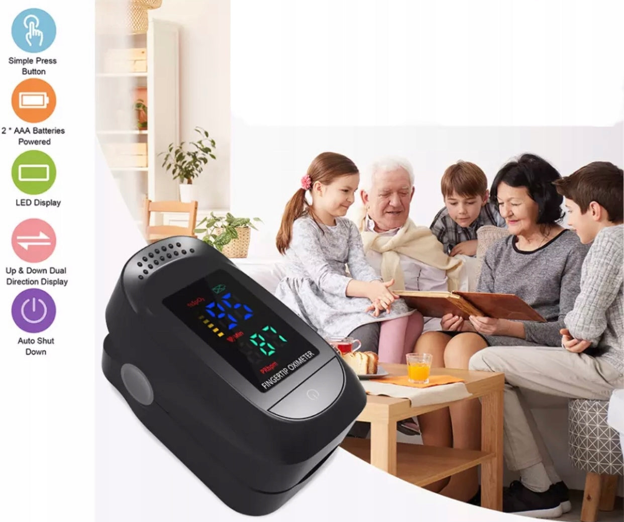 MEDICAL FINGER PULSE OXIMETER OLED HEART RATE MONITOR Manufacturer code 1411200417811