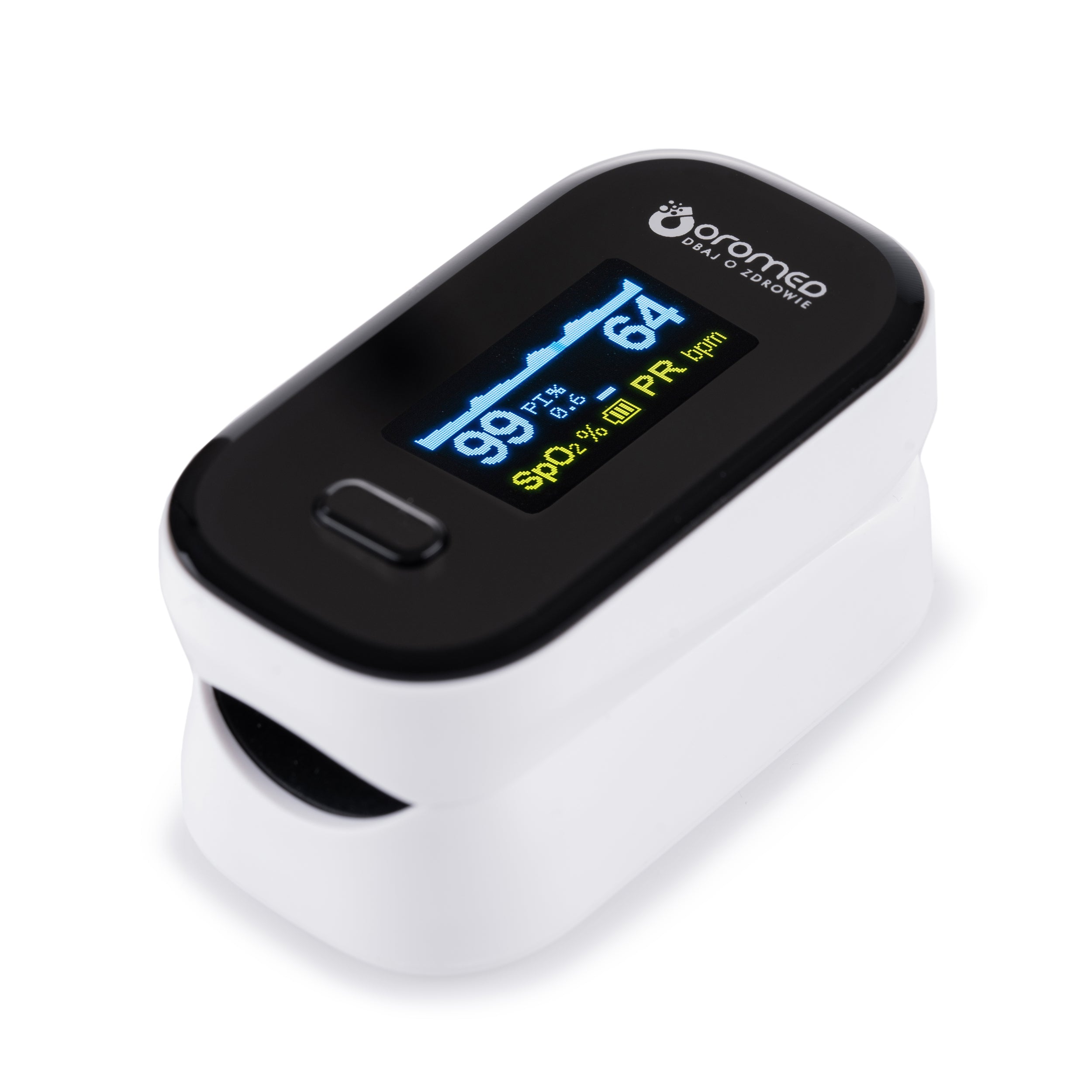 MEDICAL FINGER PULSE OXIMETER OROMED OLED SATURATION TETNO LEASH EAN (GTIN) 6974234289477