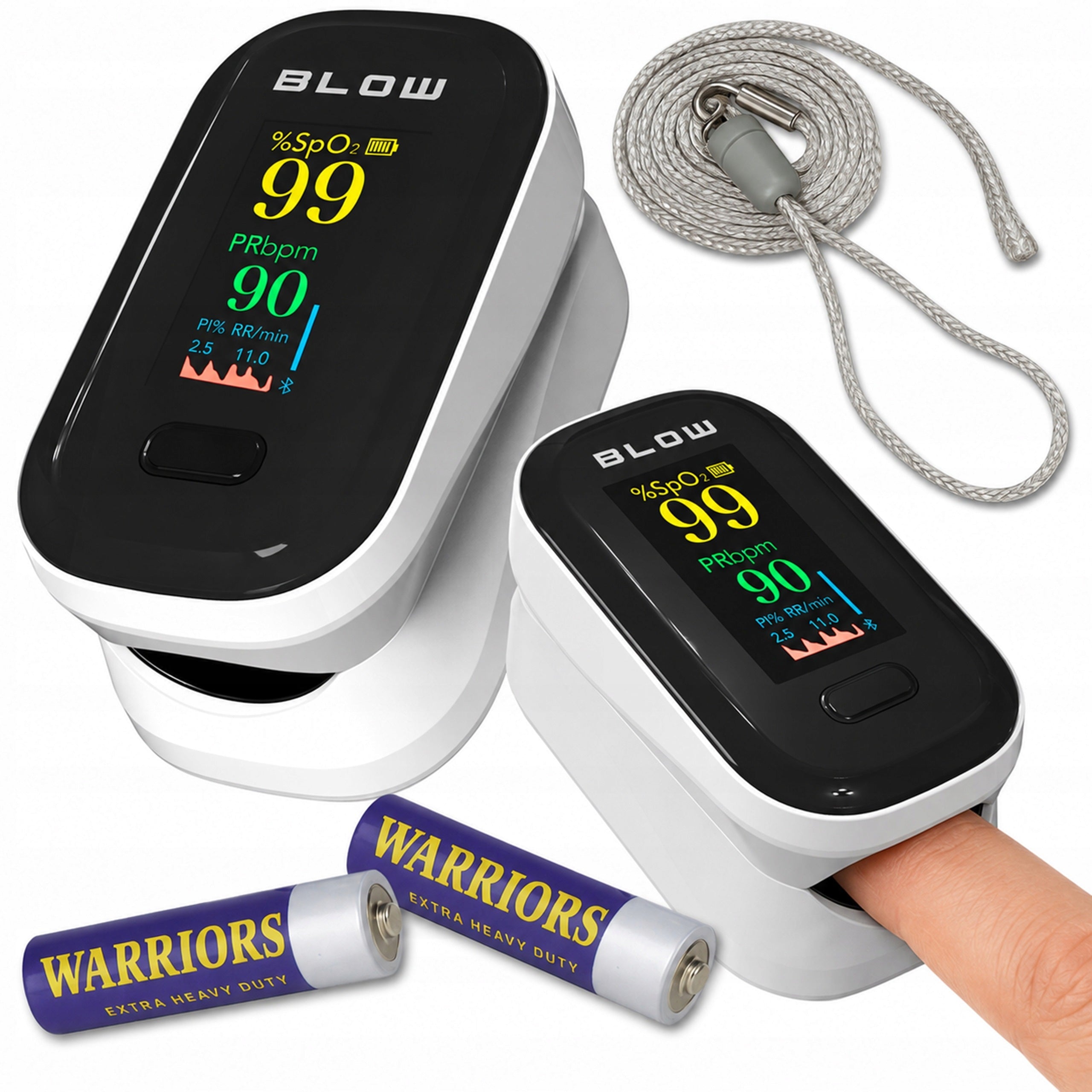 MEDICAL FINGER PULSE OXIMETER PULSE SATURATION HEART RATE DISPLAY