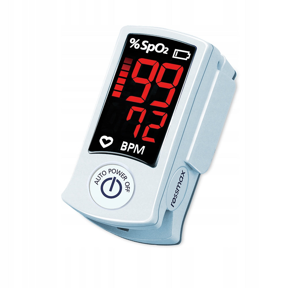 MEDICAL FINGER PULSE OXIMETER ROSSMAX SB100 +BAT Color white