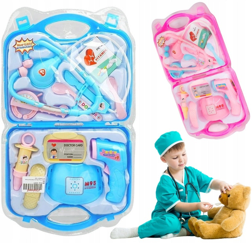 MEDICAL KIT WITH LIGHT SMALL DOCTOR SUITCASE COLORS