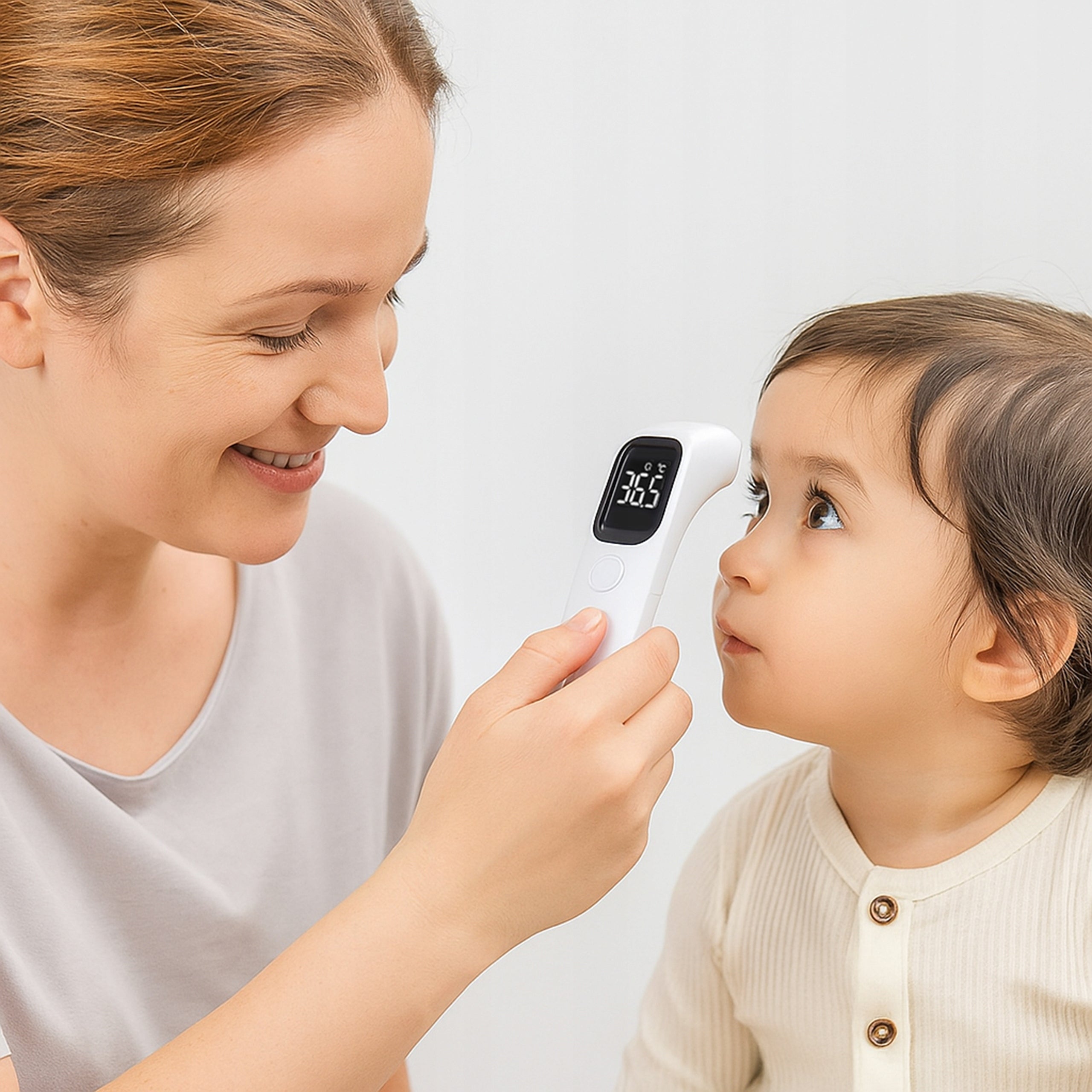 MEDICAL NON-CONTACT THERMOMETER FOR BODY TEMPERATURE MEASUREMENT ALARM Packaging status original