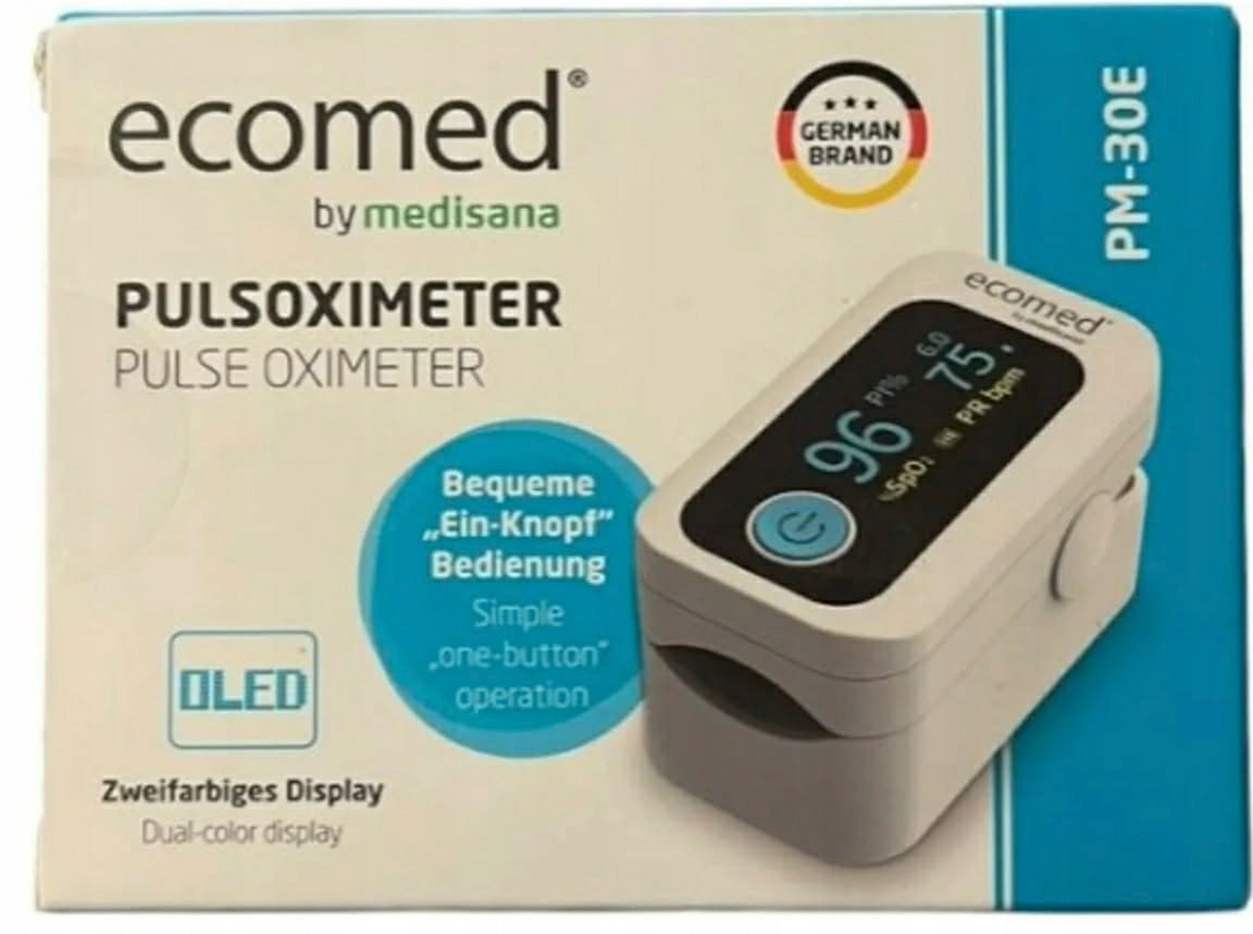 MEDICAL PULSE OXIMETER FINGER HEART RATE MEASUREMENT ECOMED