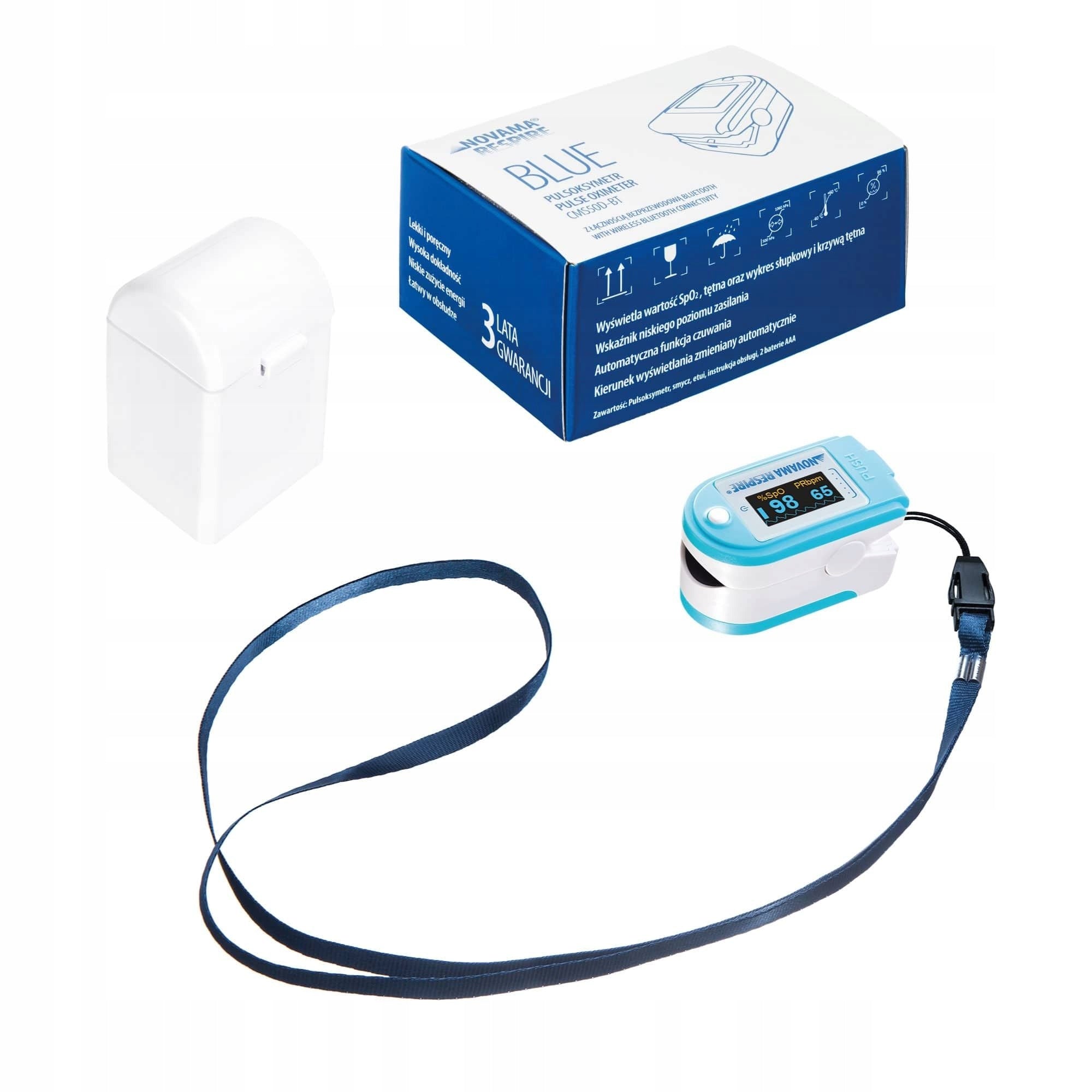 MEDICAL PULSE OXIMETER NOVAMA RESPIRE POLAND BLUETOOTH APPLICATION