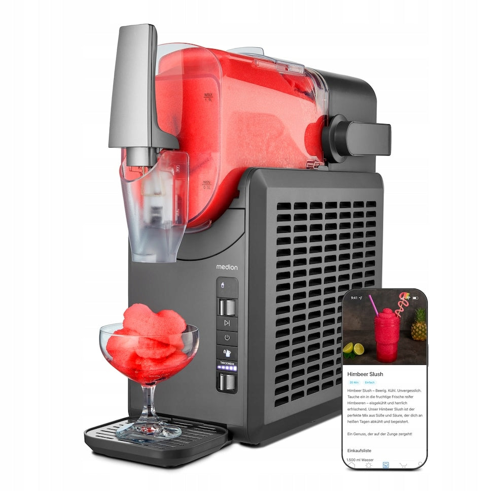 MEDION machine for ice cream drinks yogurt sorbet slushy 2,6L 200W
