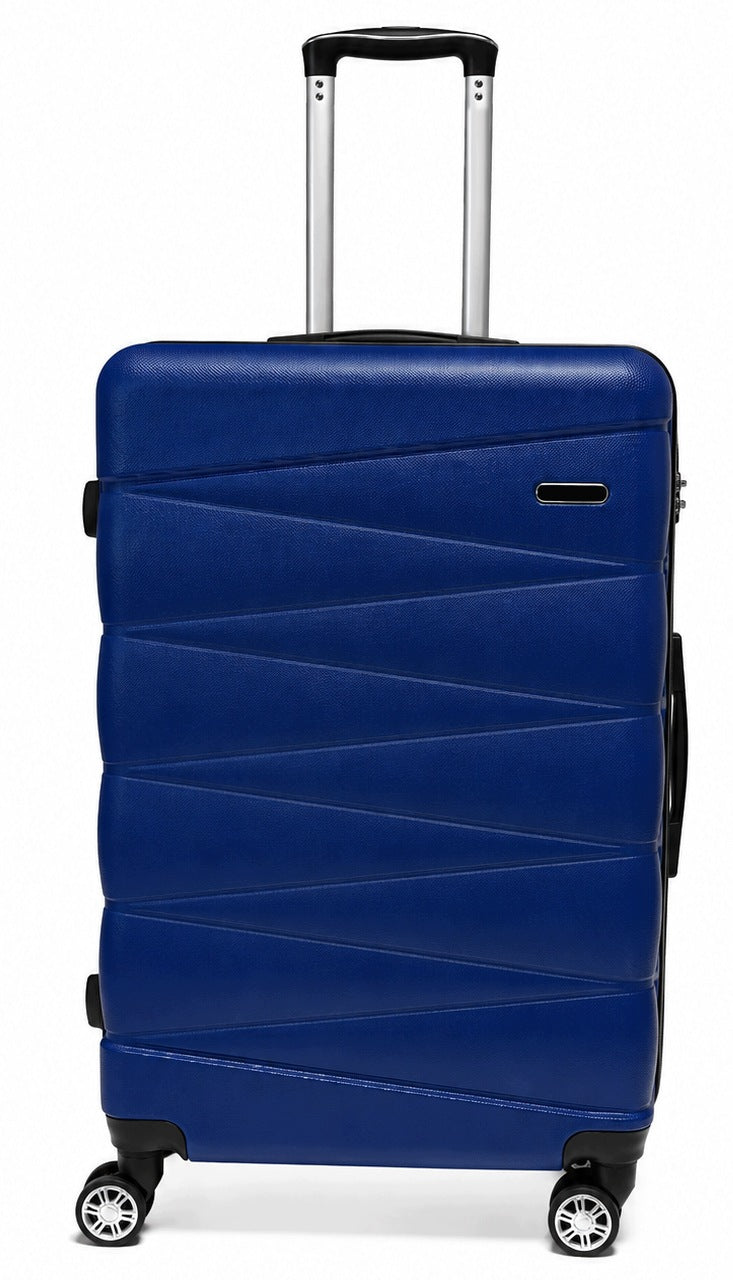 MEDIUM TRAVEL SUITCASE ON wheels LUGGAGE with ABS strong CIPHER Sapphire DUO2 Manufacturer code ST-2240_SREDNIA_GRANAT_DUO2