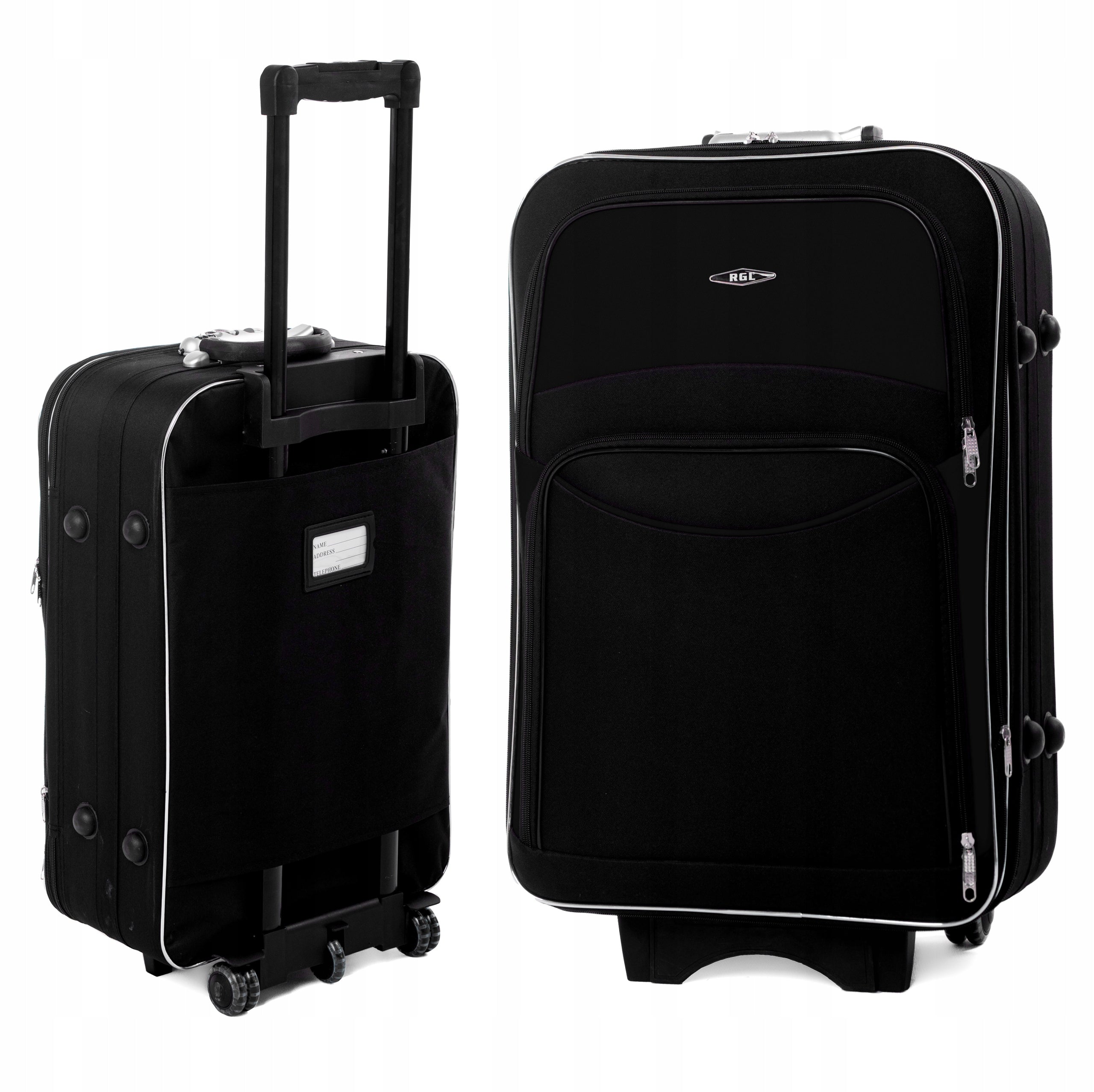 MEDIUM TRAVEL SUITCASE XL RGL LUGGAGE WHEELS BAG Manufacturer code walizka podróżna średnia XL 773 RGL