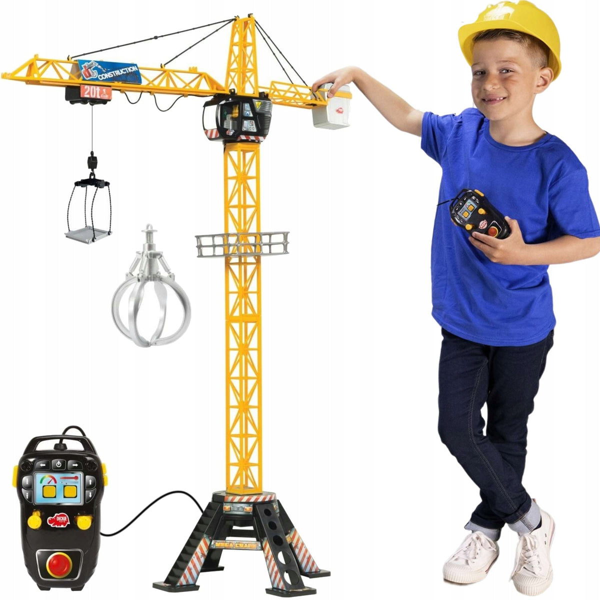 MEGA CRANE WITH SOUND REMOTE CONTROLLED 120 CM + REMOTE CONTROL