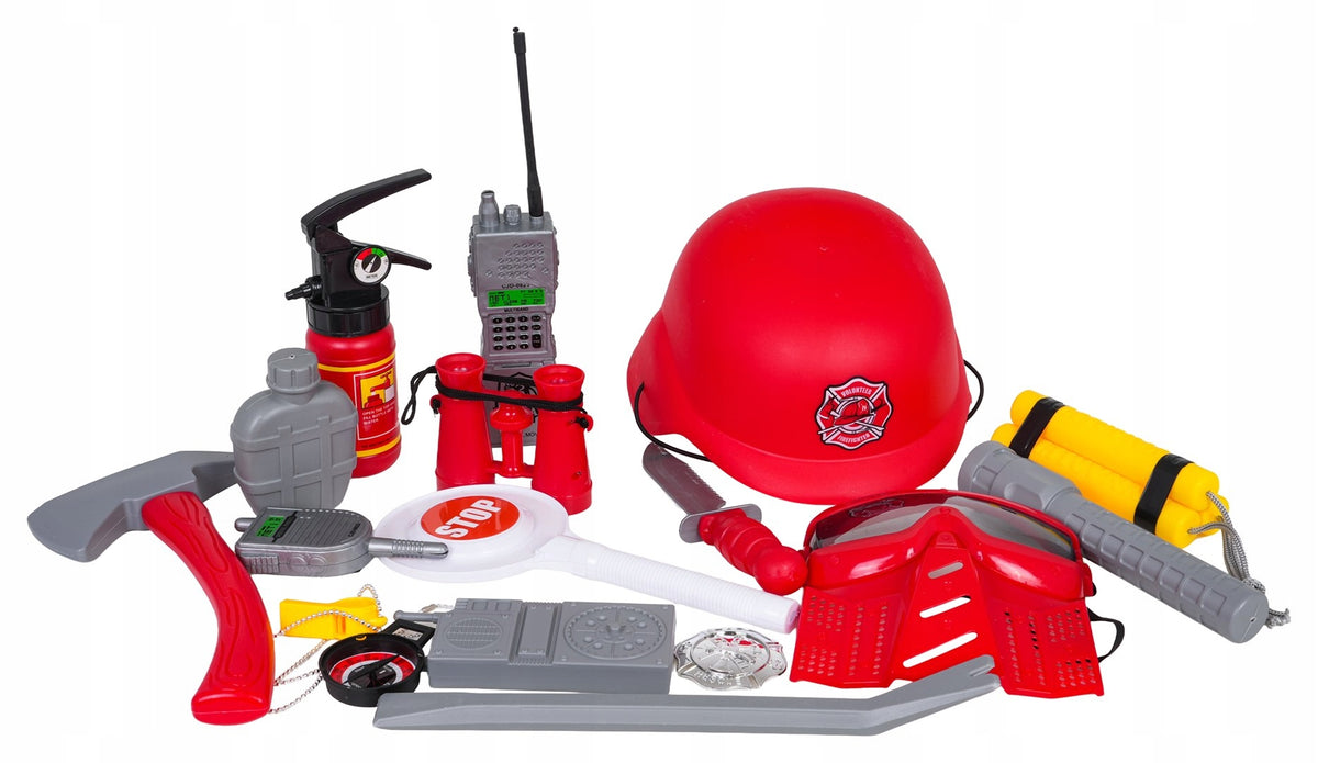 MEGA Firefighter Set Packaging status original