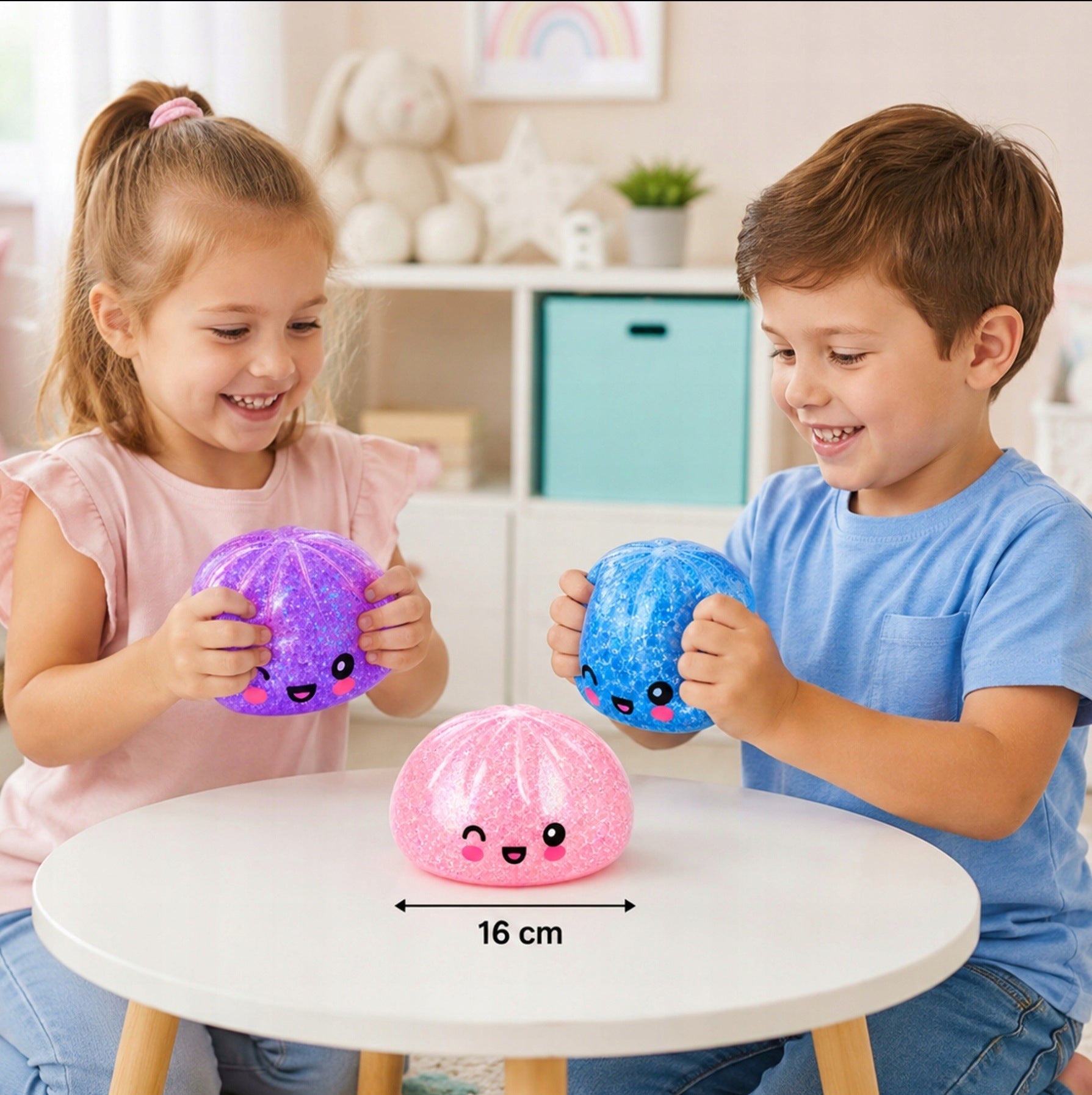MEGA LARGE Antistress Squishy Toy Dumplings Mochi Sensory Hit XXXL16CM