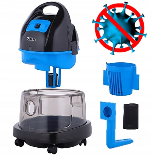 MEGA POWER WATER VACUUM CLEANER 8l BAGLESS TURBO 2000W Brand Zilan