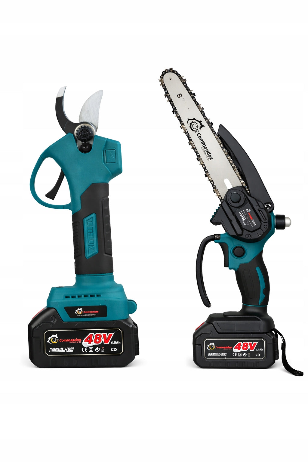 MEGA SET 3IN1 SAW PRUNING SHEAR BOOM 2M 48V AKU 6AH 2PCS CHARGER Manufacturer code 138396336