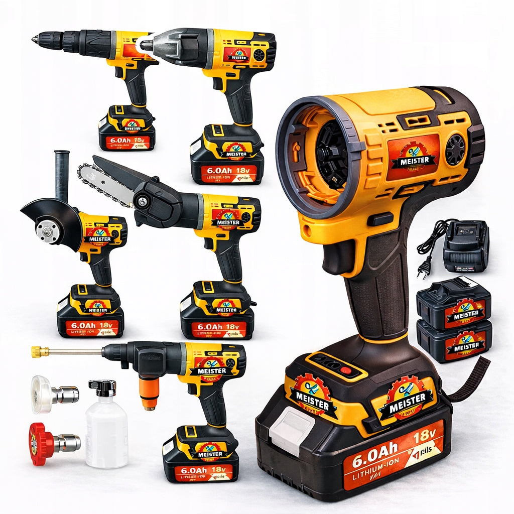 MEGA SET XXXL AKU 5IN1 SAW GRINDER SCREWDRIVER WRENCH DEVICE