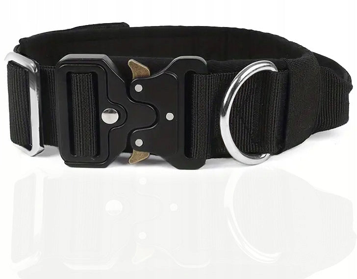 MEGA STRONG SOLID TACTICAL COLLAR FOR BIG DOG METAL BUCKLE 45-65 XL Brand no brand