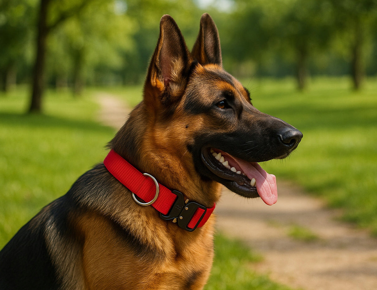 MEGA STRONG TACTICAL COLLAR FOR BIG DOG METAL BUCKLE 45-65CM - XL Brand Reverse