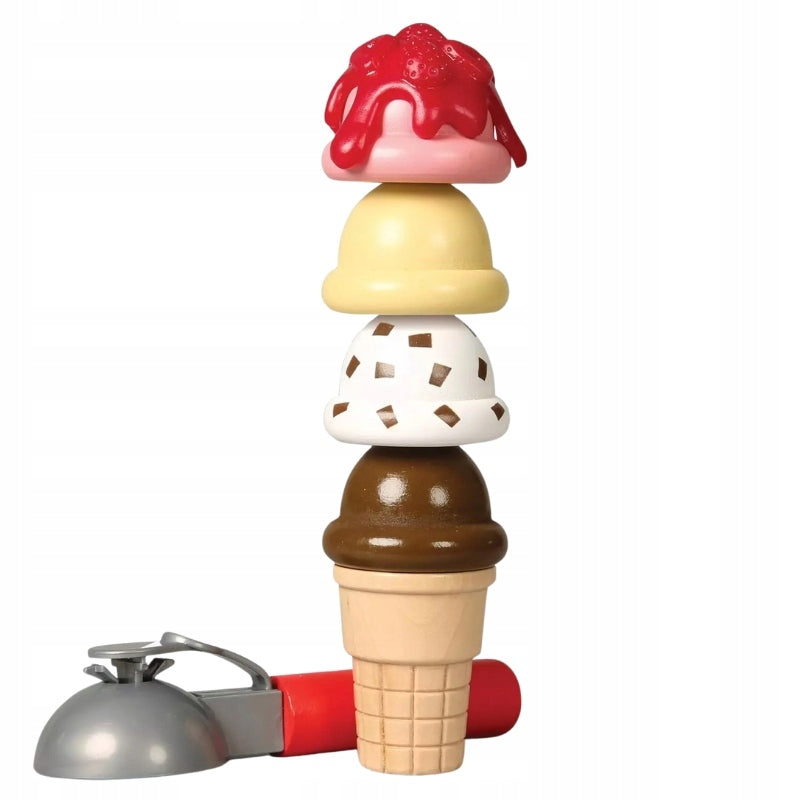 MELISSA & DOUG WOODEN SCOOP&SERVE ICE CREAM SHOP SET 3+ Manufacturer code 19286