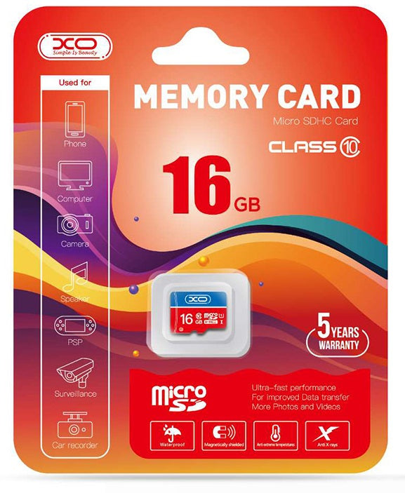 MEMORY CARD 16GB MICRO SDHC CLASS 10 microSDHC class UHS-I 16gb
