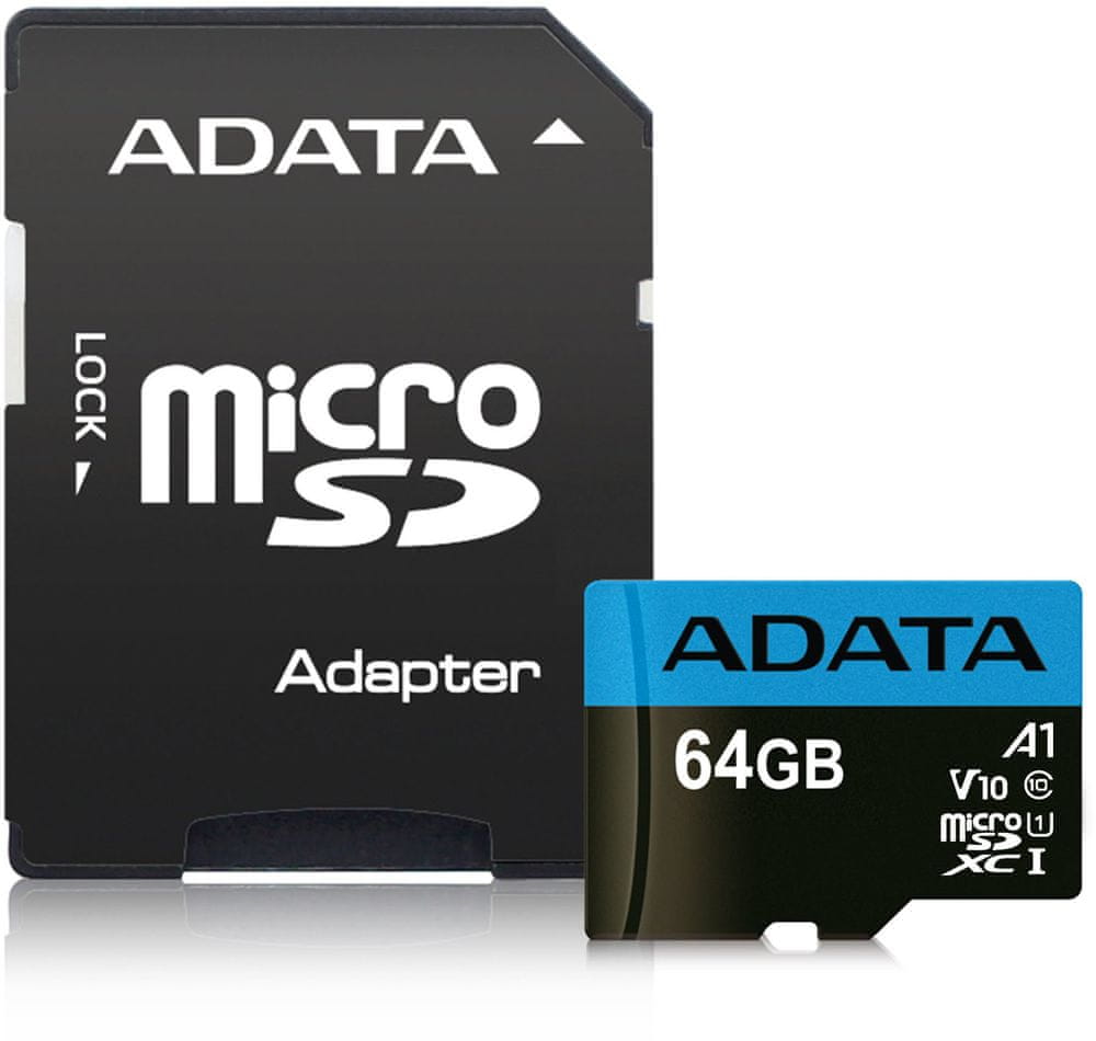 MEMORY CARD MICRO SD HC 64 GB ADATA UHS CLASS 10
