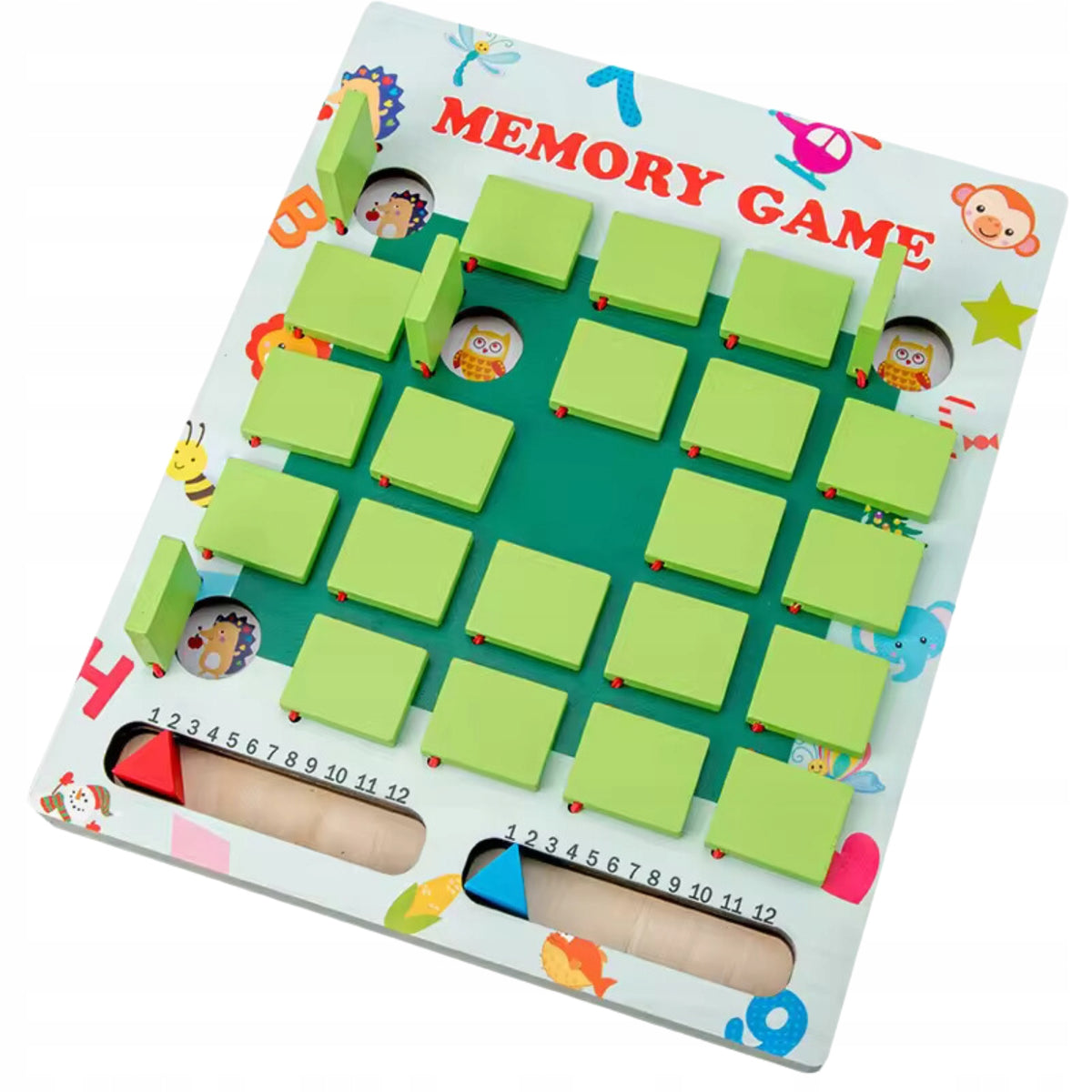 MEMORY GAME FOR CHILDREN CUBE SET BOARD INTERACTIVE LOGIC LEARNING Brand ProNice