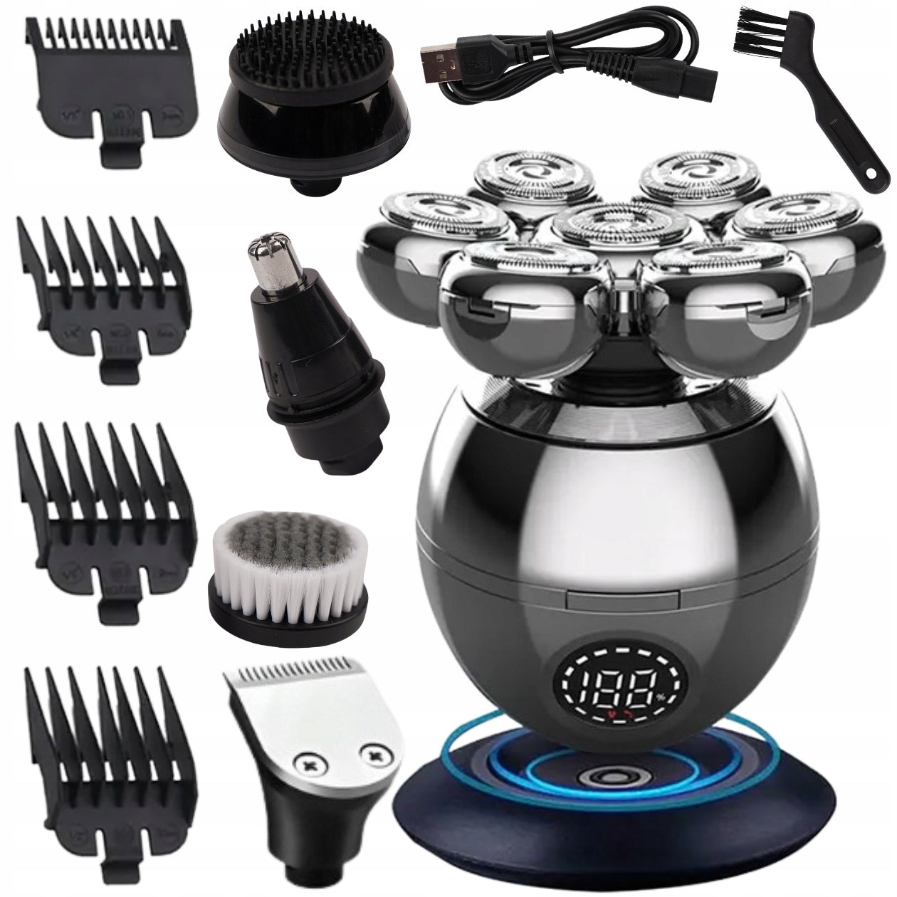MEN'S BEARD HEAD SHAVER BEARD TRIMMER CLIPPER OVERLAY