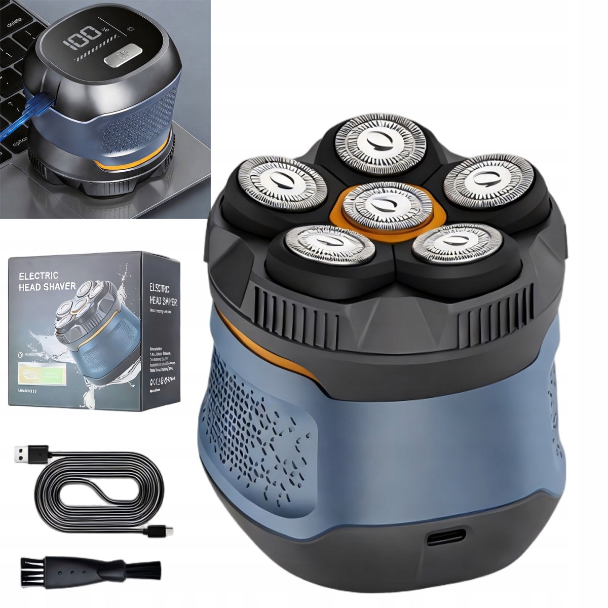 MEN'S BEARD HEAD SHAVER BEARD TRIMMER CLIPPER OVERLAY