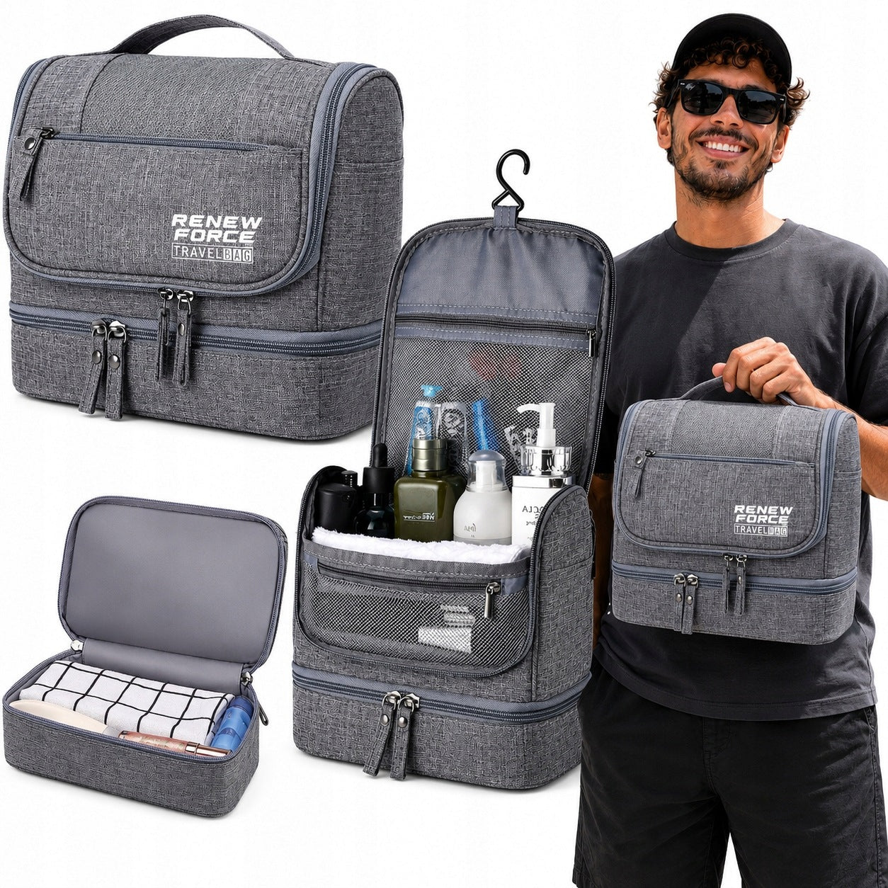 MEN'S COSMETIC BAG WOMEN'S TRAVEL ORGANIZER FOR WOMEN'S COSMETICS