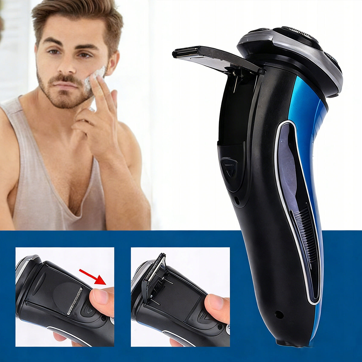 MEN'S ELECTRIC BEARD SHAVING MACHINE REPLACEMENT ARCHER BLADES Brand no brand