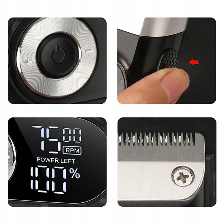 MEN'S SHAVER KEMEI KM-2026 WATERPROOF WIRELESS WITH DOUBLE BLADE Packaging status original