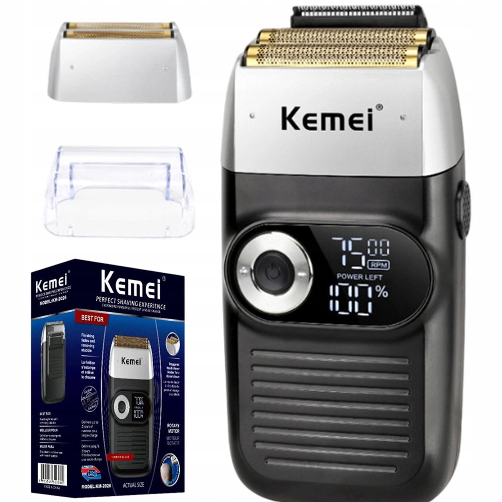 MEN'S SHAVER KEMEI WIRELESS FOR WET AND DRY SHAVING