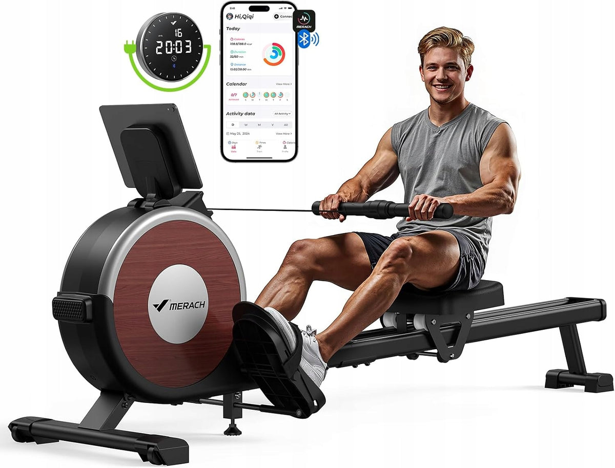 MERACH Q1S Pro Magnetic rowing machine 16 resistance levels max 160kg MR-R02B8