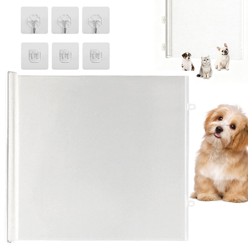 MESH GATE SCALABLE EXPANSION GATE WITHOUT DRILLING FOR DOGS AND CATS