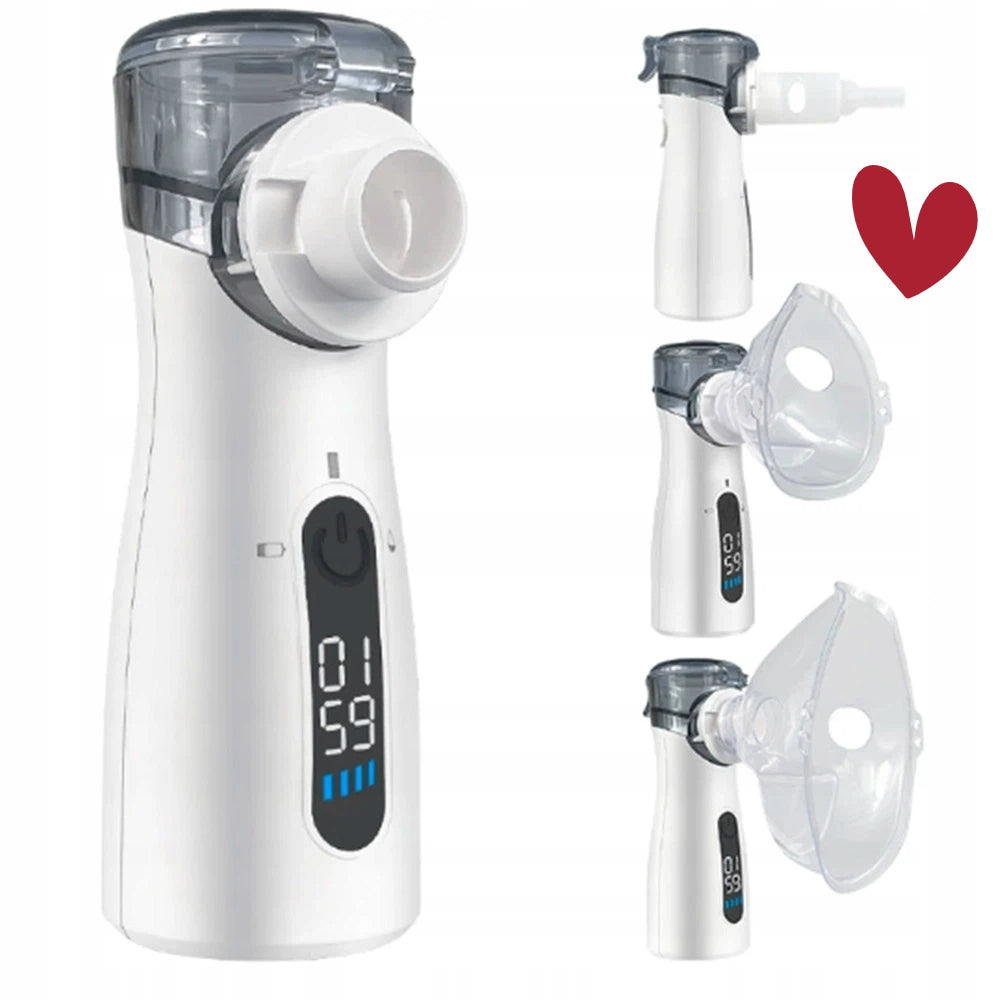 MESH INHALER CORDLESS LCD NEBULIZER SILENT Packaging status original
