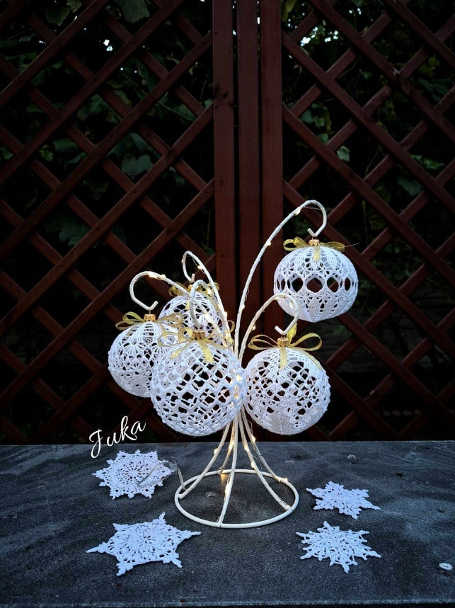 METAL BAUBLE STAND DECORATION PENDANT reed gold mat 30c Manufacturer code gh65