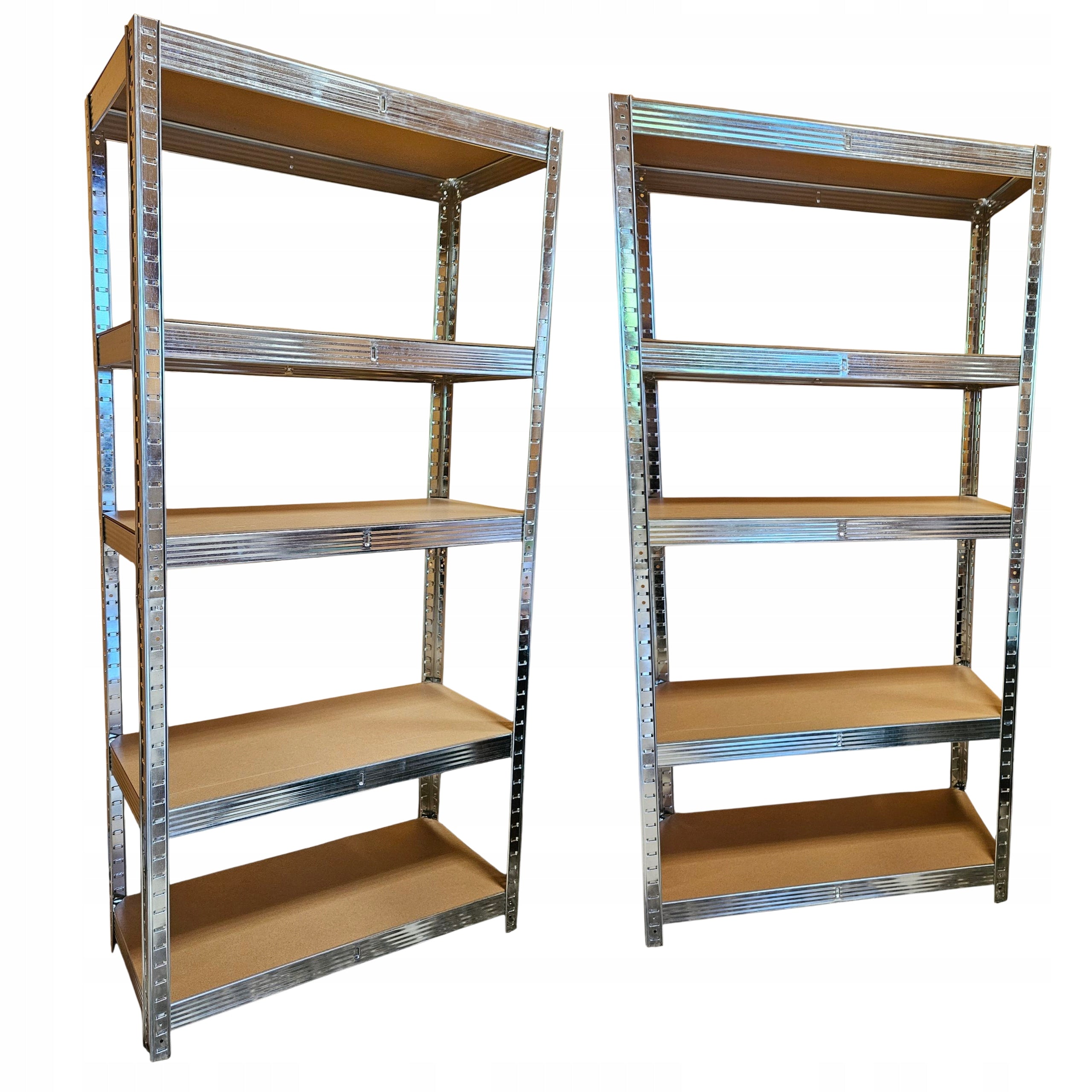METAL BOOKCASE GALVANIZED CABINET GARAGE 180x90x40 CM 875KG STRONG