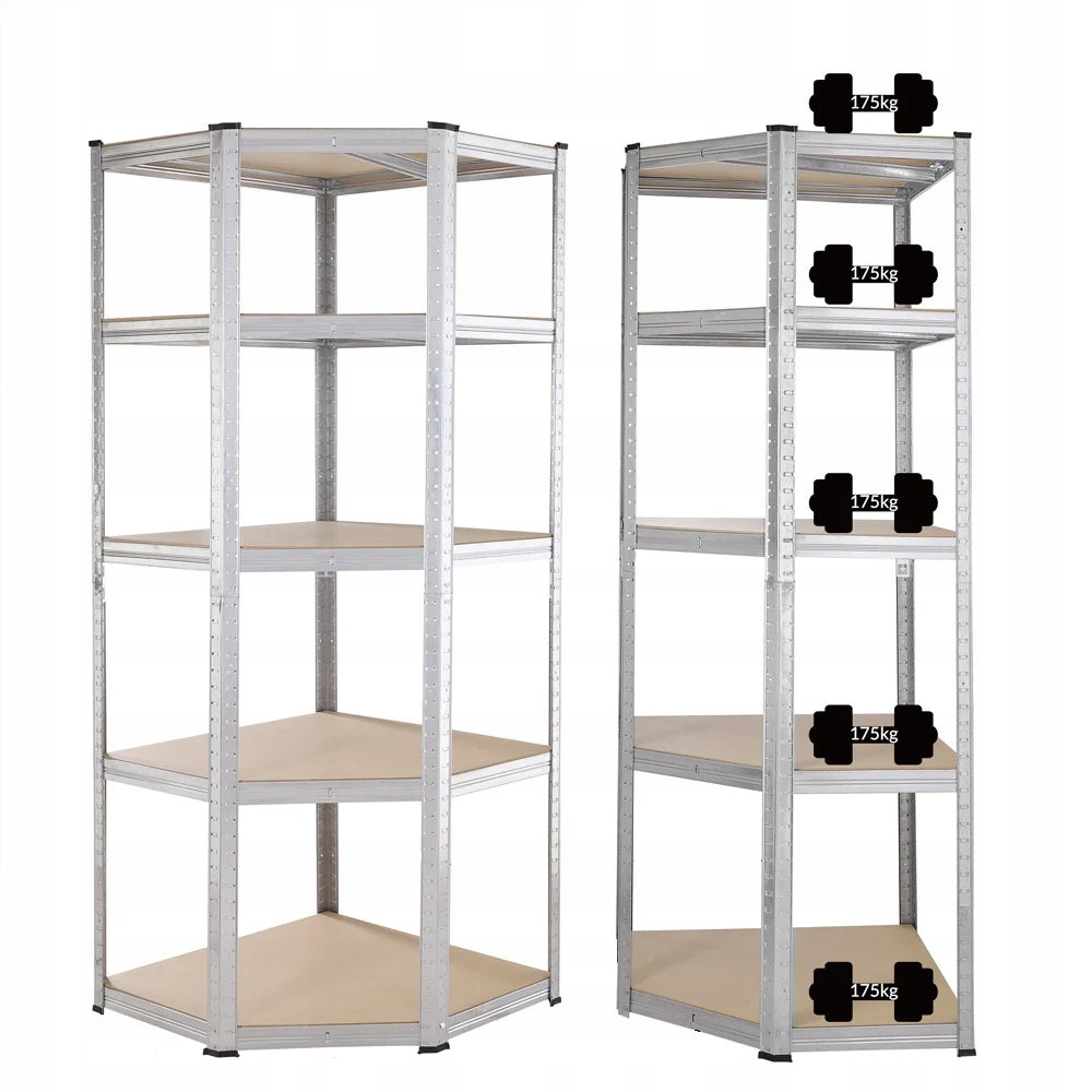 METAL CORNER RACK 2in1 GARAGE STORAGE 180x90x40cm 875kg Packaging status original