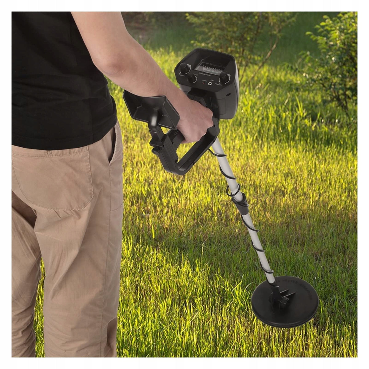 METAL DETECTOR ADJUSTABLE WITH WATERPROOF PROBE 30-42 INCHES Brand no brand